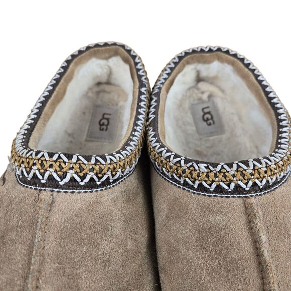 UGG Tasman Slippers Men's Sz 15 Suede Brown Cozycore - Picture 12 of 14